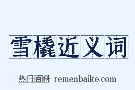 雪橇近义词是什么意思的图片